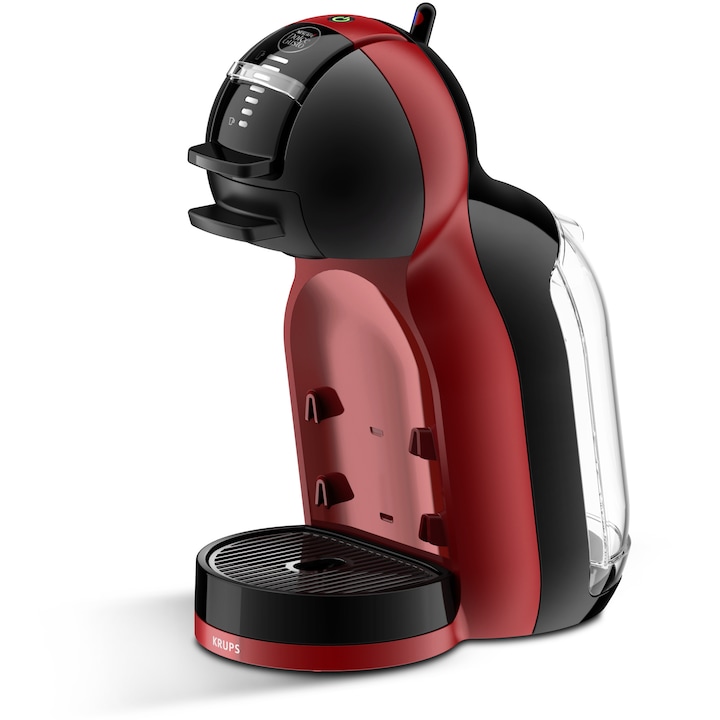 Krups KP120H31 Dolce Gusto® Mini Me Kapszulás kávéfőző, 1500W, 0.8L, 15 bar, Eco funkció, Piros/fekete
