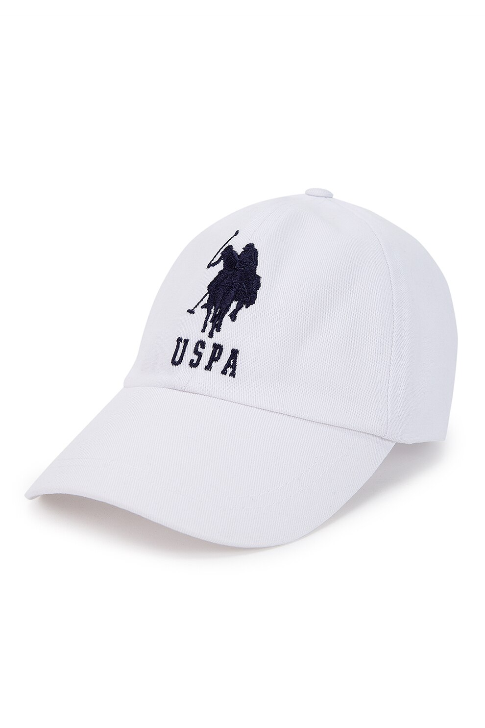 U.S. Polo Assn., Sapca din bumbac cu broderie logo, Alb
