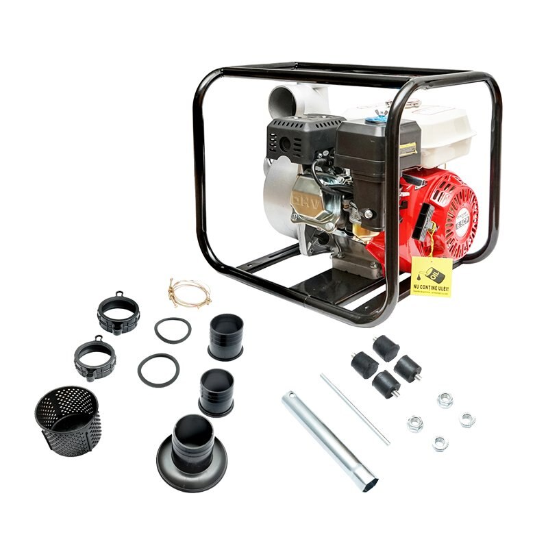 Motopompa WP30 motor tip HONDA 6.5 CP debit max 60m3/h adancime max 8m Inaltime max 30m