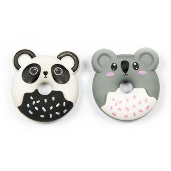 Set radiere, KIDEA, parfumate, model Panda si Koala, 2 bucati Set radiere, KIDEA, parfumate, model Panda si Koala, 2 bucati