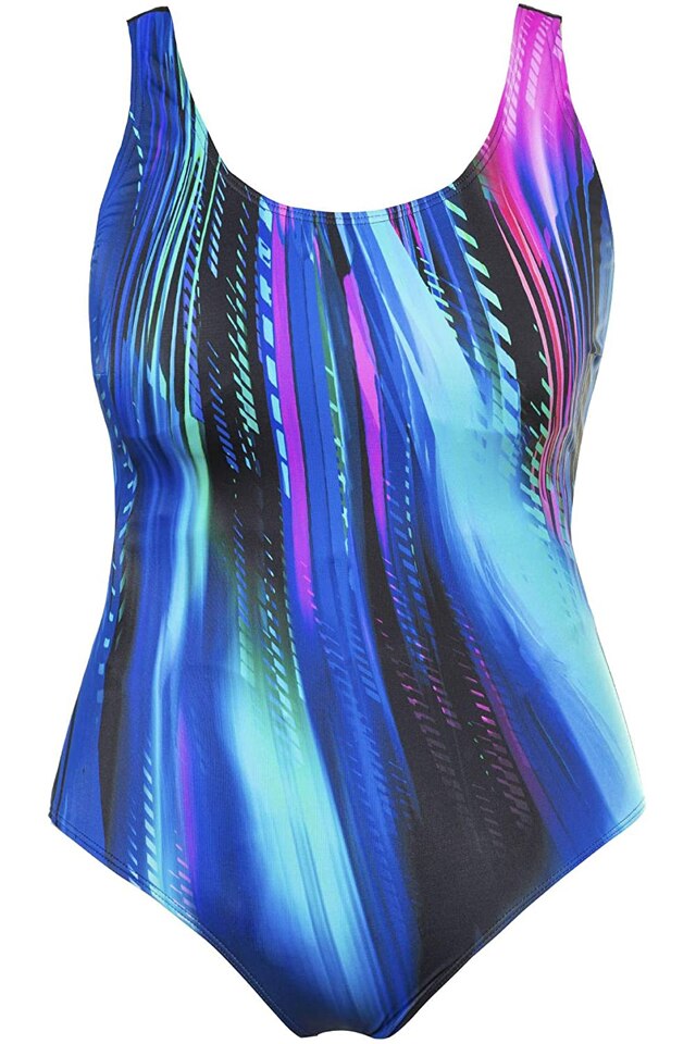 Costum de baie intreg dama Ulla Popken, multicolor, 60 EU