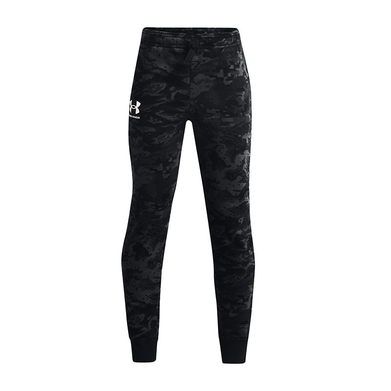 Pantaloni Under Armour Rival JR 1366307-001, Baieti, Negru