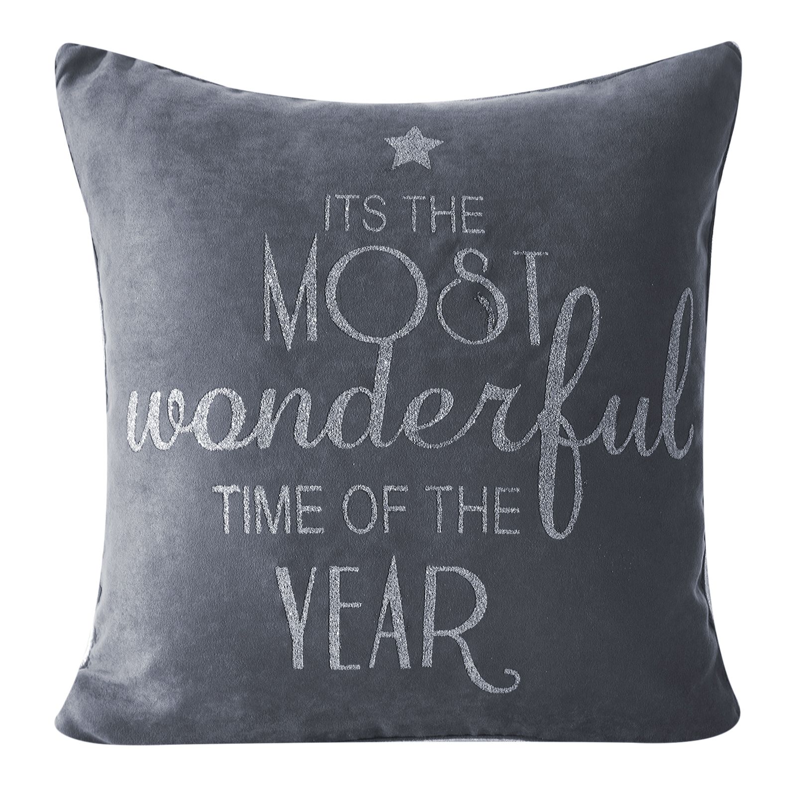 Fata de perna decorativa, Eurofirany, FELIX, 40x40, Gri