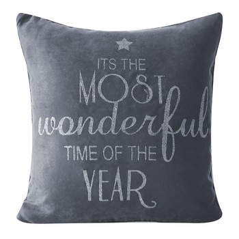 Fata de perna decorativa, Eurofirany, FELIX, 40x40, Gri Fata de perna decorativa, Eurofirany, FELIX, 40x40, Gri