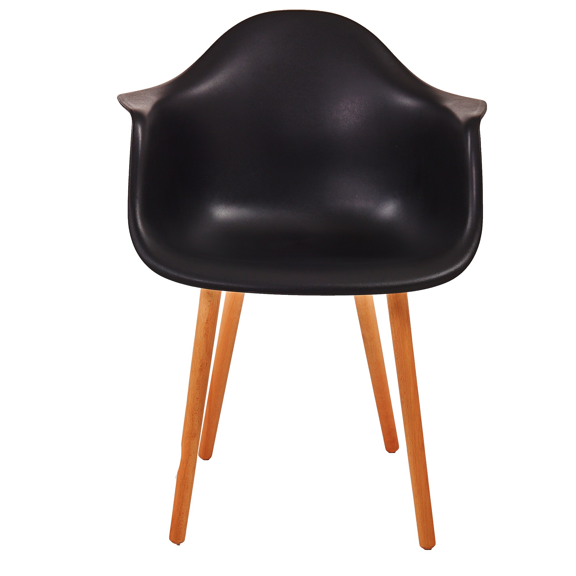 Scaun living Unic Spot Shell, 62x61x84 cm, Negru