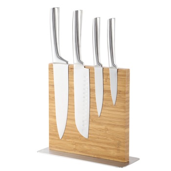 Set cutite Bergner Kobe cu suport, 5 piese, inox Set cutite Bergner Kobe cu suport, 5 piese, inox