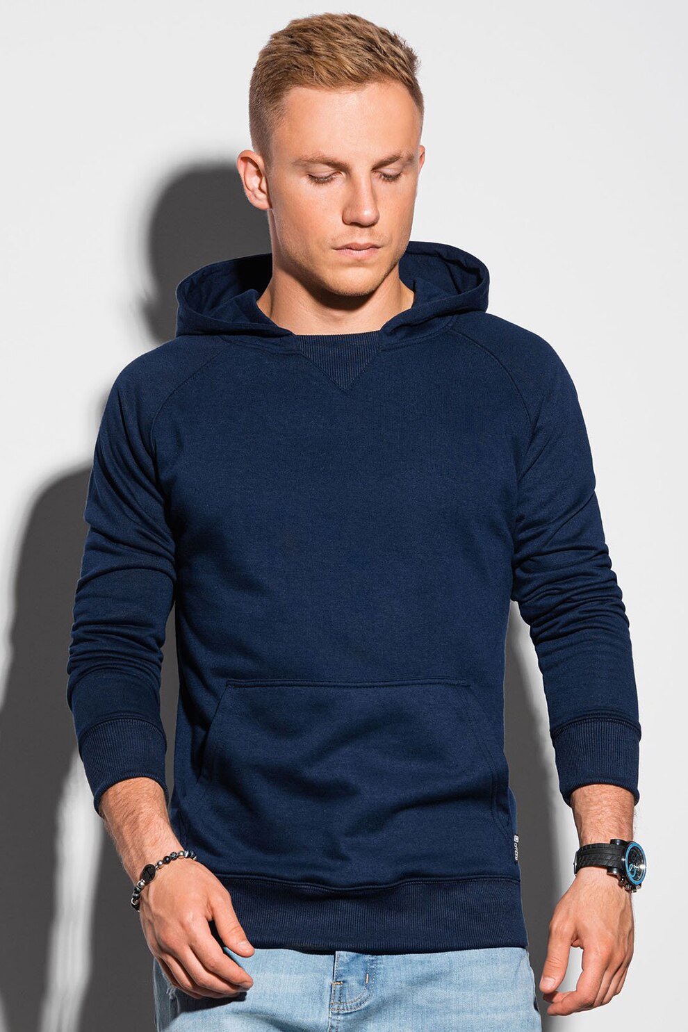 OMBRE, Hanorac cu maneci raglan, Bleumarin