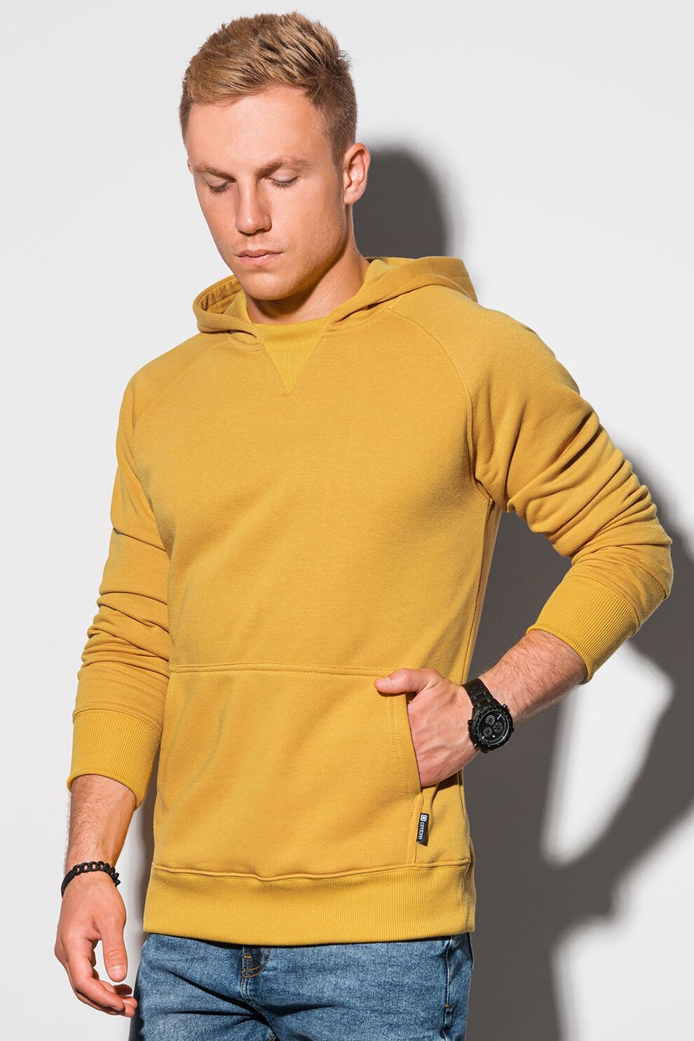 OMBRE, Hanorac cu maneci raglan, Galben