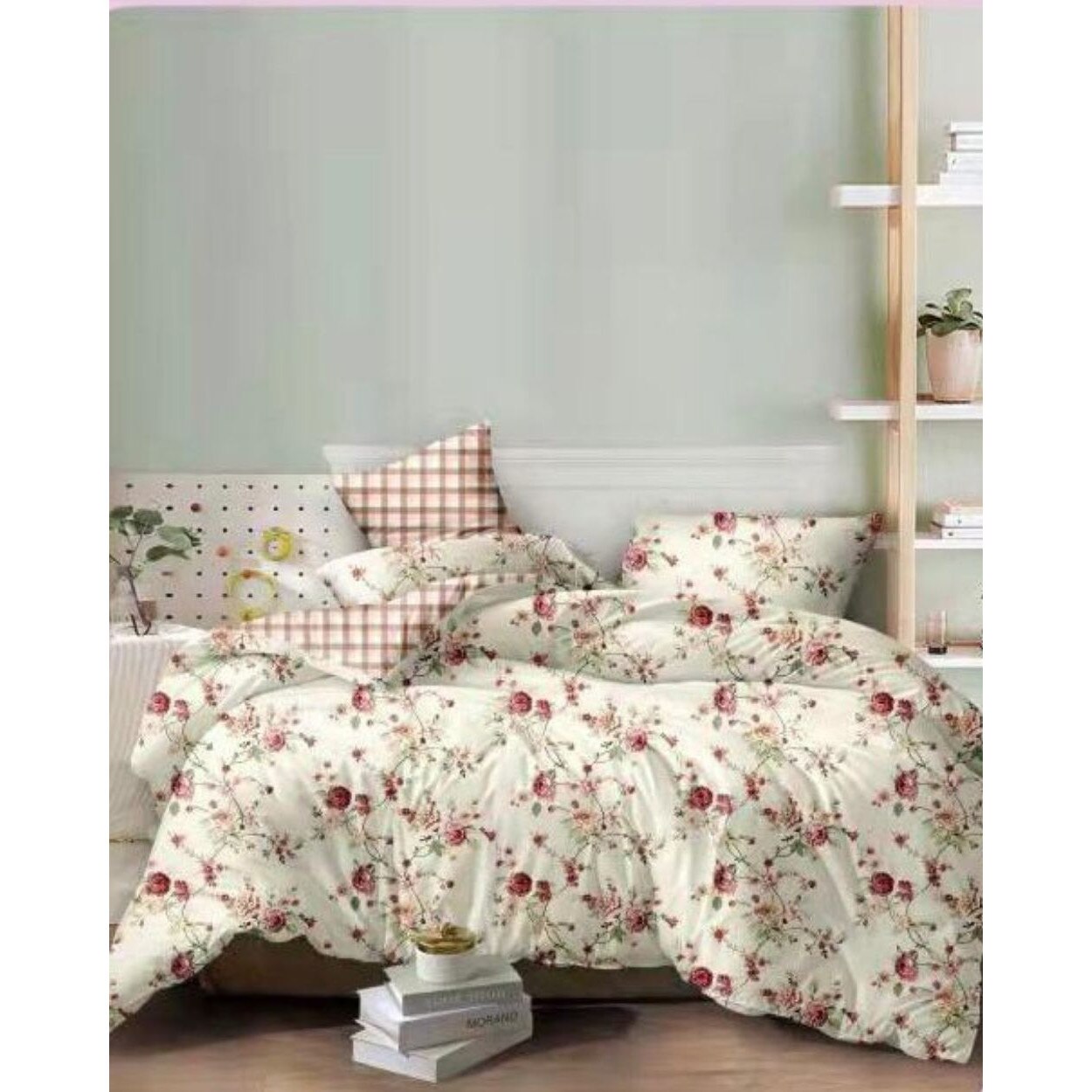 Set Lenjerie Finet Satinat, 6 Piese, Pat 2 Persoane, Olivia, FNY-251