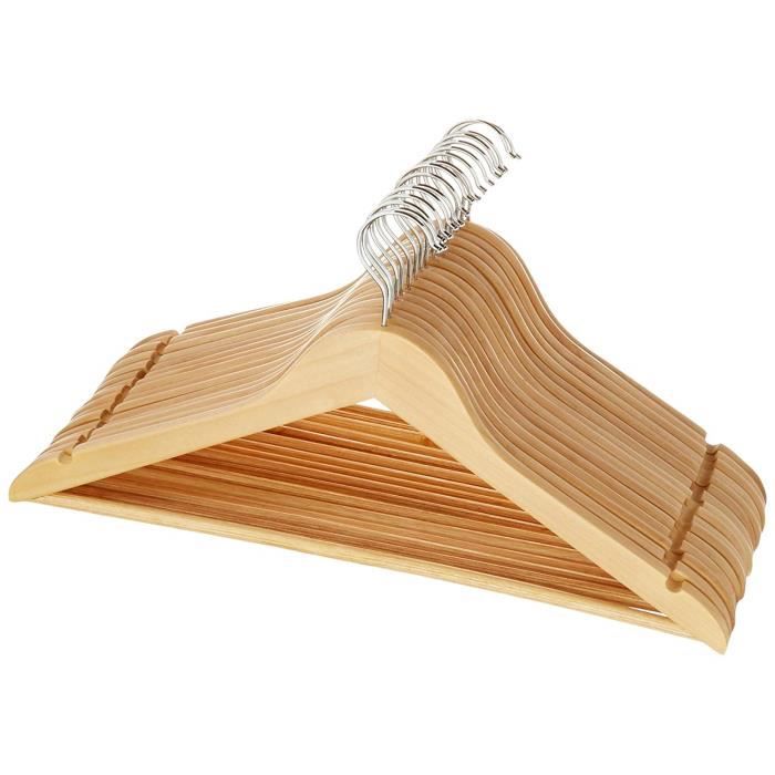 Set 15 umerase din lemn 43 cm, natur