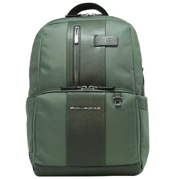 Rucsac PIQUADRO din tesut reciclat, port laptop 14'', LCA3214BR2BM/VE, verde Rucsac PIQUADRO din tesut reciclat, port laptop 14'', LCA3214BR2BM/VE, verde