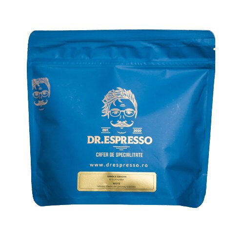 Cafea de specialitate Single Origin, Dr.Espresso, El Salvador, boabe, 250 g