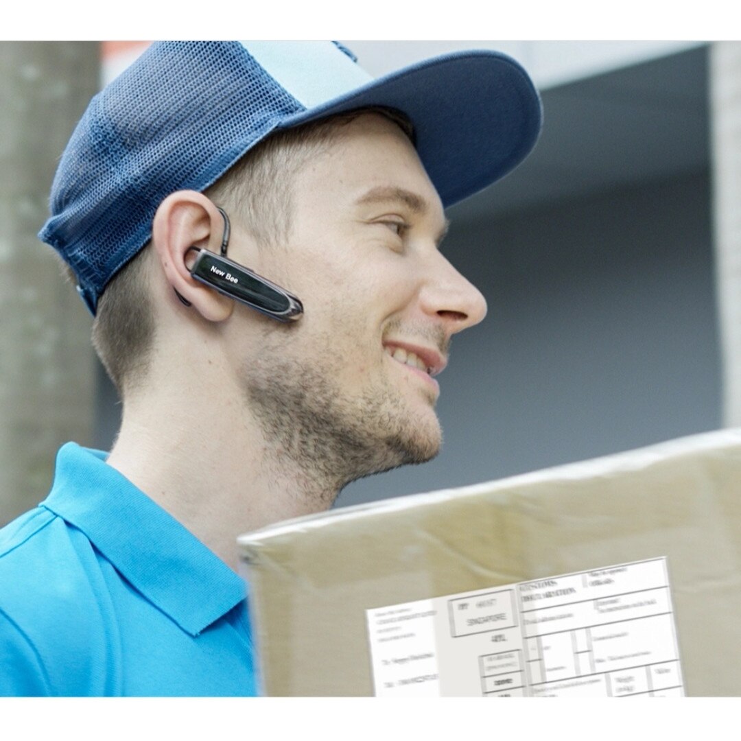 Bluetooth слушалки New Bee, LC-B41, Обхват на действие 10 м, Черен ...