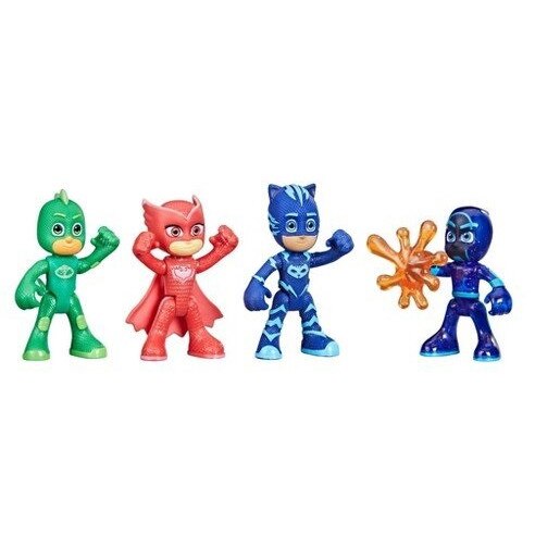 Set 4 Figurine Pj Masks Hero Vs Villian 6 cm