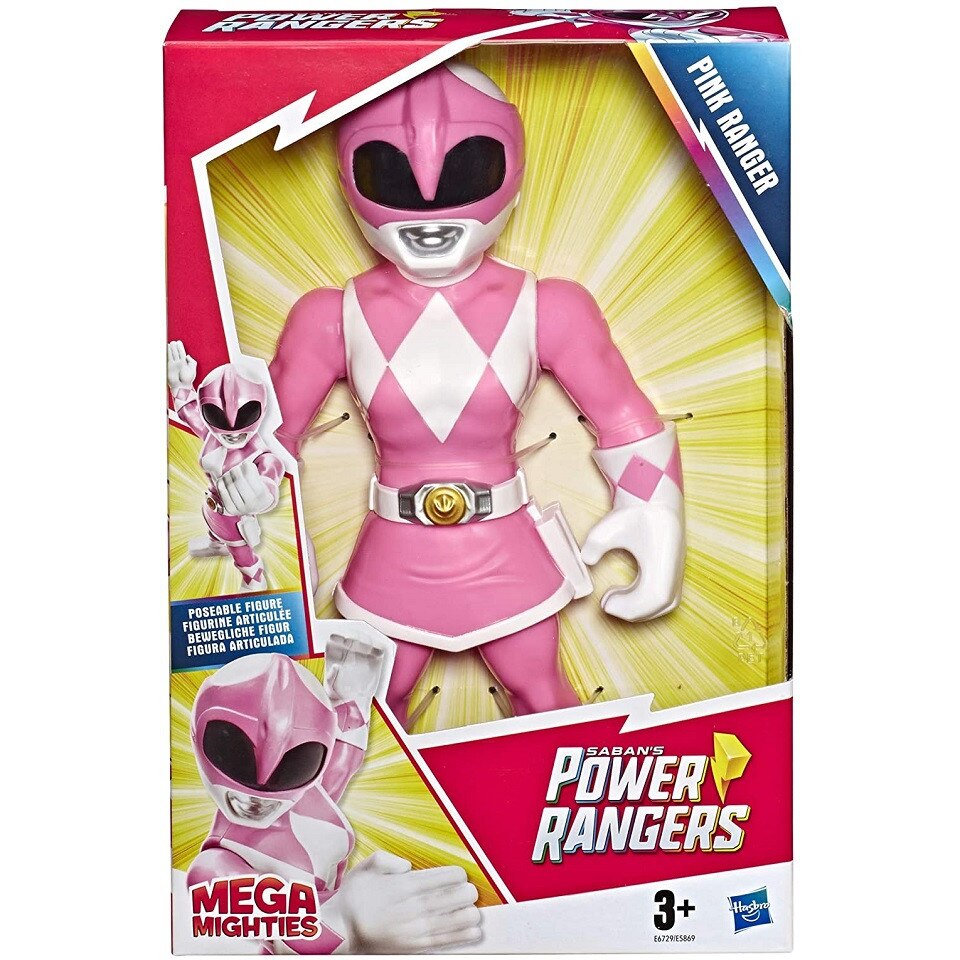 Figurina Power Rangers Hasbro, Pink, 25 cm