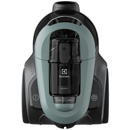 Aspirator fara sac Electrolux EL61C2OG, 700 W, 1,6l, filtrare in 6 trepte, filtru Hygiene 12 lavabil, perie ParkettoPro, verde oceanic