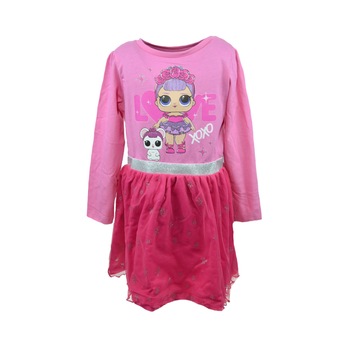 Rochita pentru fete E Plus M LOL 826158-110-cm, Roz 49851 Rochita pentru fete E Plus M LOL 826158-110-cm, Roz 49851