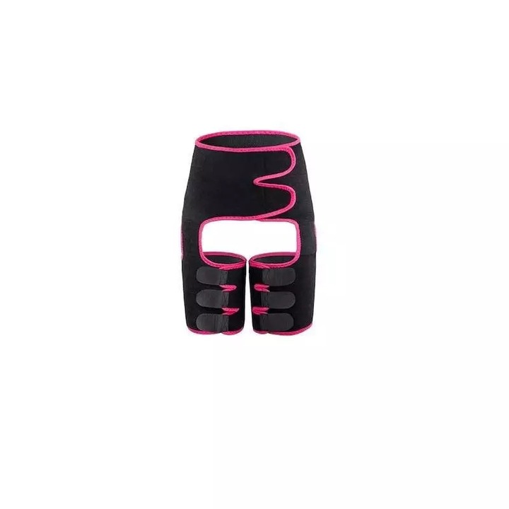 Banda ajustabila SIKS® 3 in 1 pentru modelarea taliei, neopren, talie inalta, L/XL