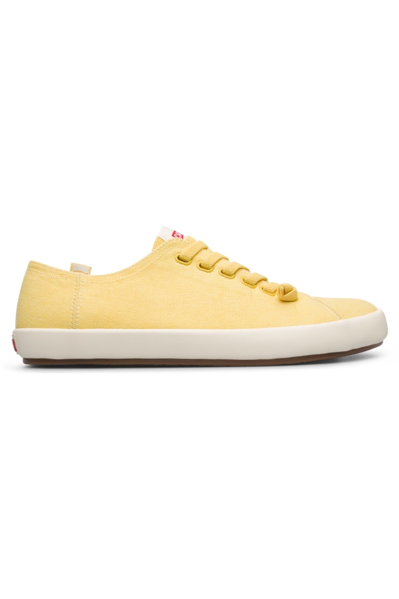 Tenisi casual cu sireturi Peu Rambla Vulcanizado, Camper, Textil, Galben, Galben