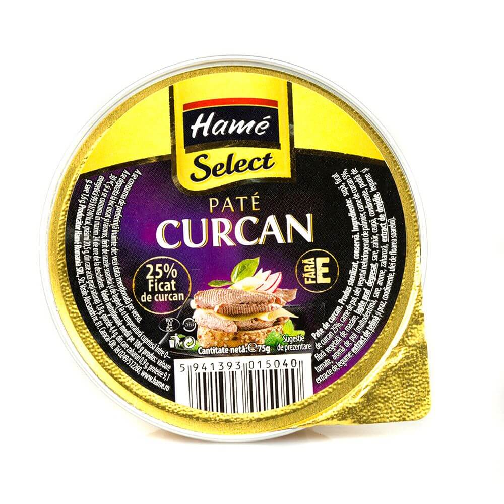 Pate de Curcan Hame Select, 75 g