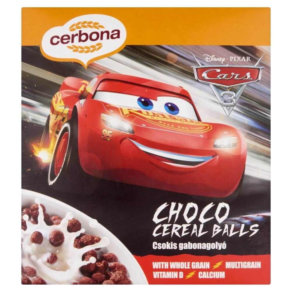 Cereale Cerbona Choco Balls Disney Cars, 225 g