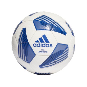 Minge fotbal Adidas Tiro League TB, Poliuretan, Alb/Albastru, Marime 5 Minge fotbal Adidas Tiro League TB, Poliuretan, Alb/Albastru, Marime 5