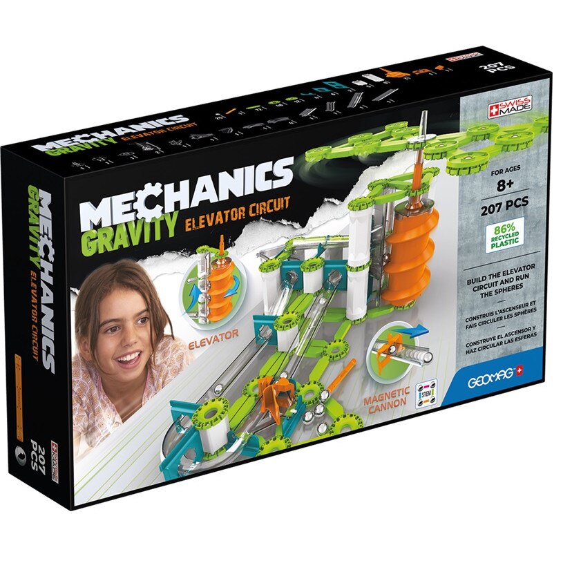 Set de constructie Geomag Mechanics Gravity Re Elev Circuit 207 de Piese