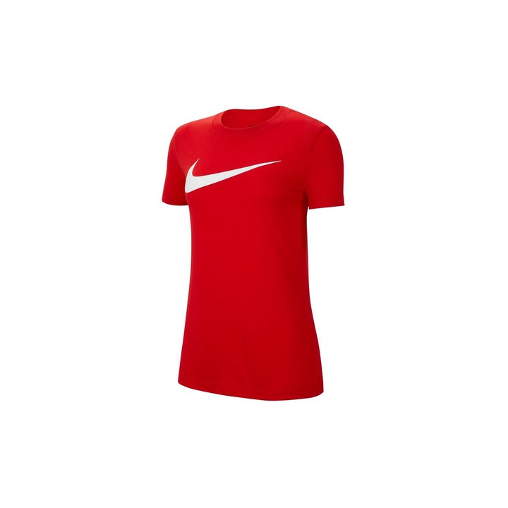 Tricou Nike WMNS Dri-FIT Park 20, Poliester/Bumbac/Viscoza, Rosu, XS