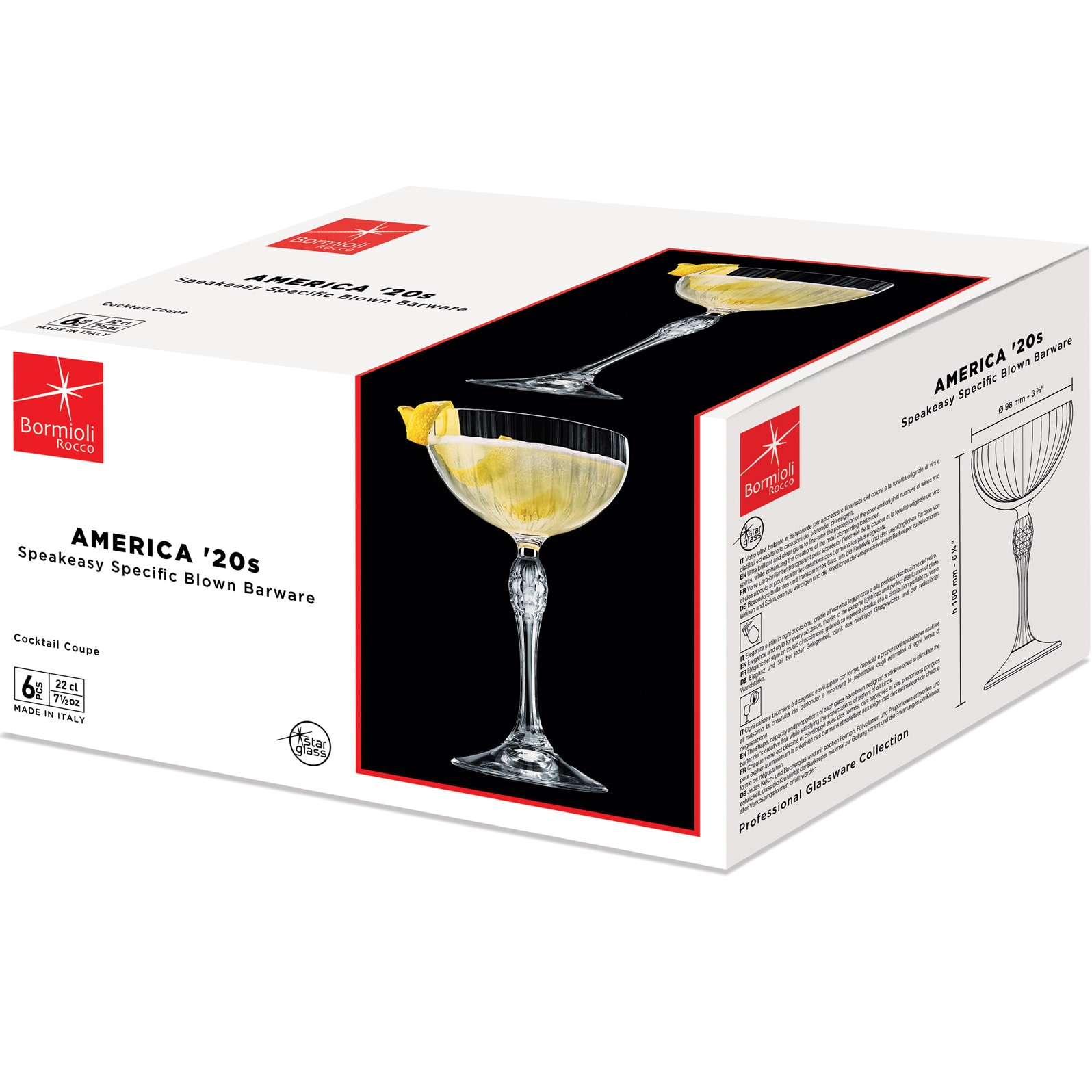 Bormioli Rocco AMERICA 20 MIXING GLASS 790ml - Al Ahrar Hotel Supplies L.L.C