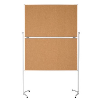 Panou prezentare MAGNETOPLAN mobil pliabil 1200x1500 mm, rama alba, dubla fata pluta Panou prezentare MAGNETOPLAN mobil pliabil 1200x1500 mm, rama alba, dubla fata pluta