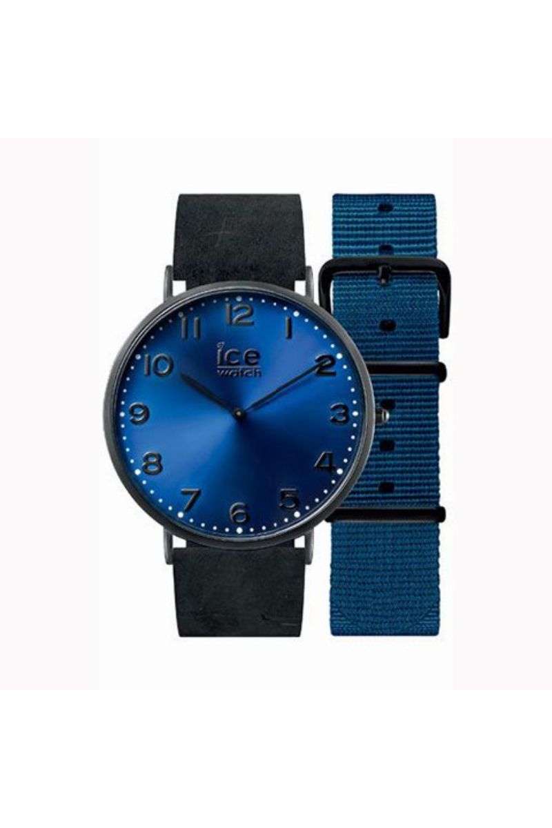 Set ceas / curea dama Ice Watch, CHL.A.DUR.36.N.15, Negru/Albastru