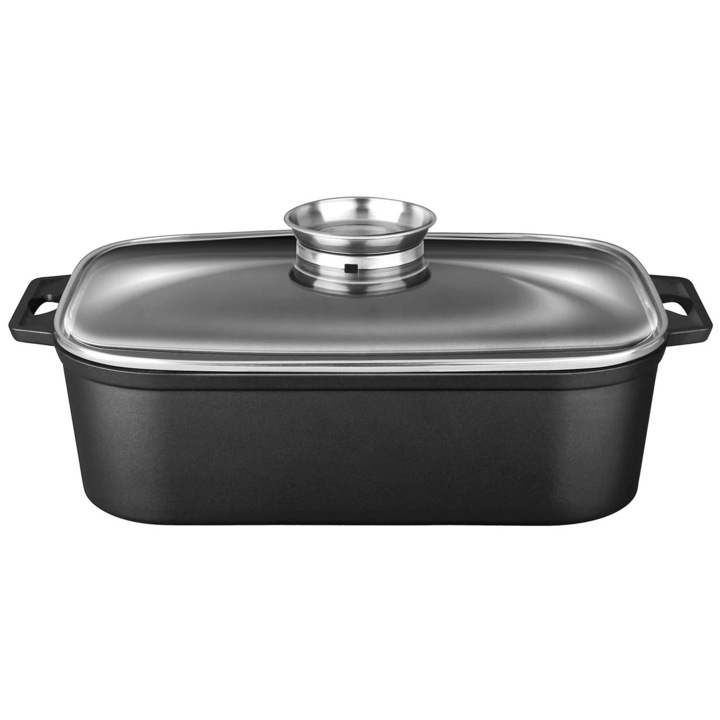 Vas termorezistent Smile SBR-3, 7 litri, Whitford Xylan Plus, aluminiu, aromatizator, inductie