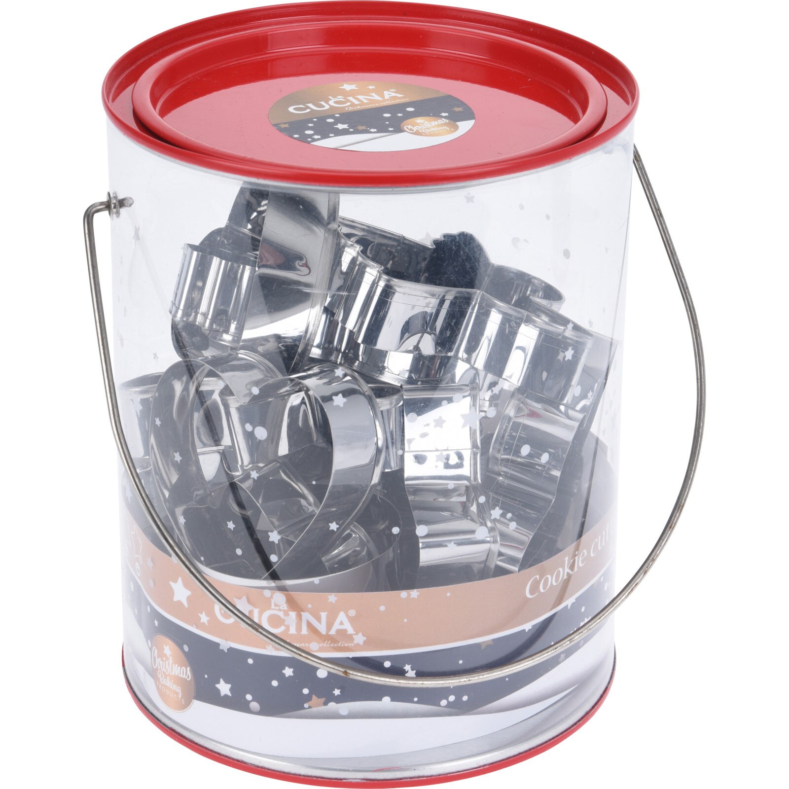 Set 16 forme prajituri Excellent Houseware, inox, diverse forme