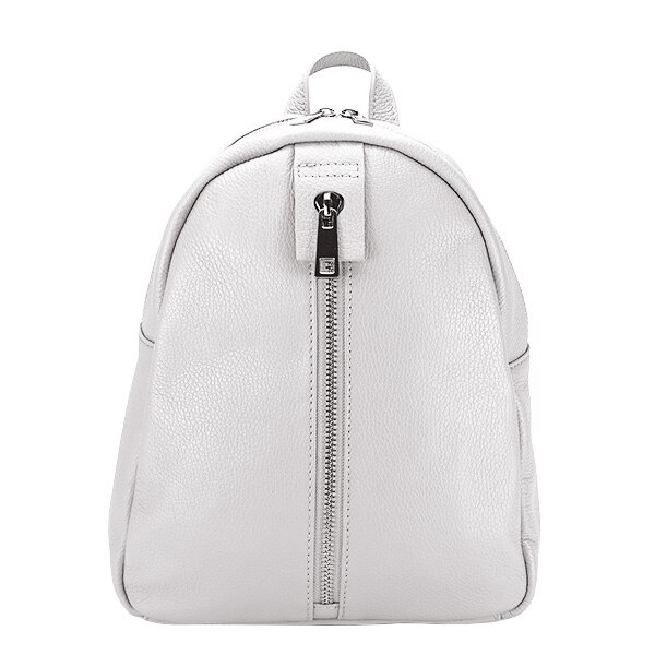 Rucsac din piele naturala gri Rita Gri