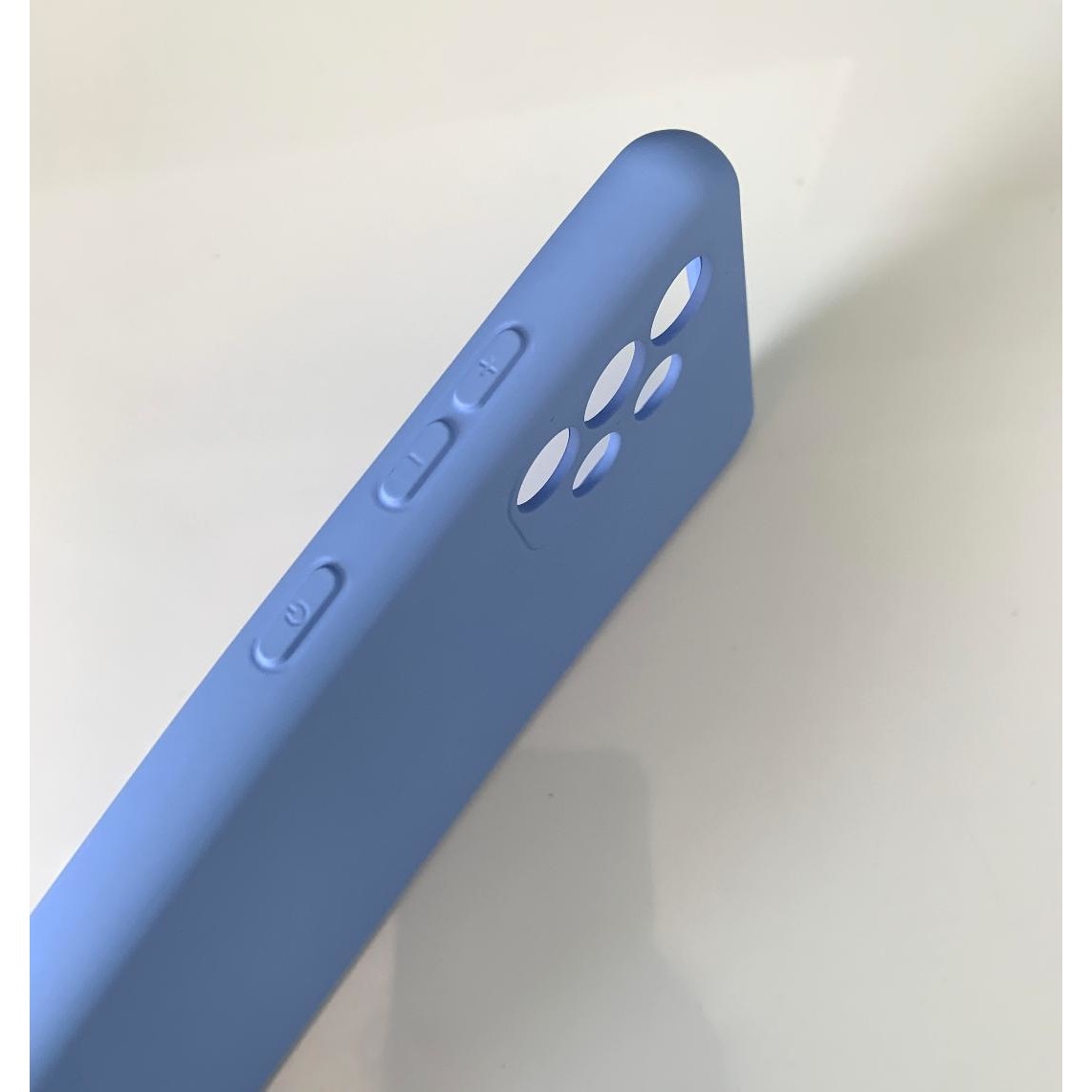 Husa din silicon cu microfibra pe interior, compatibila cu Samsung Galaxy A33 5G / Mov