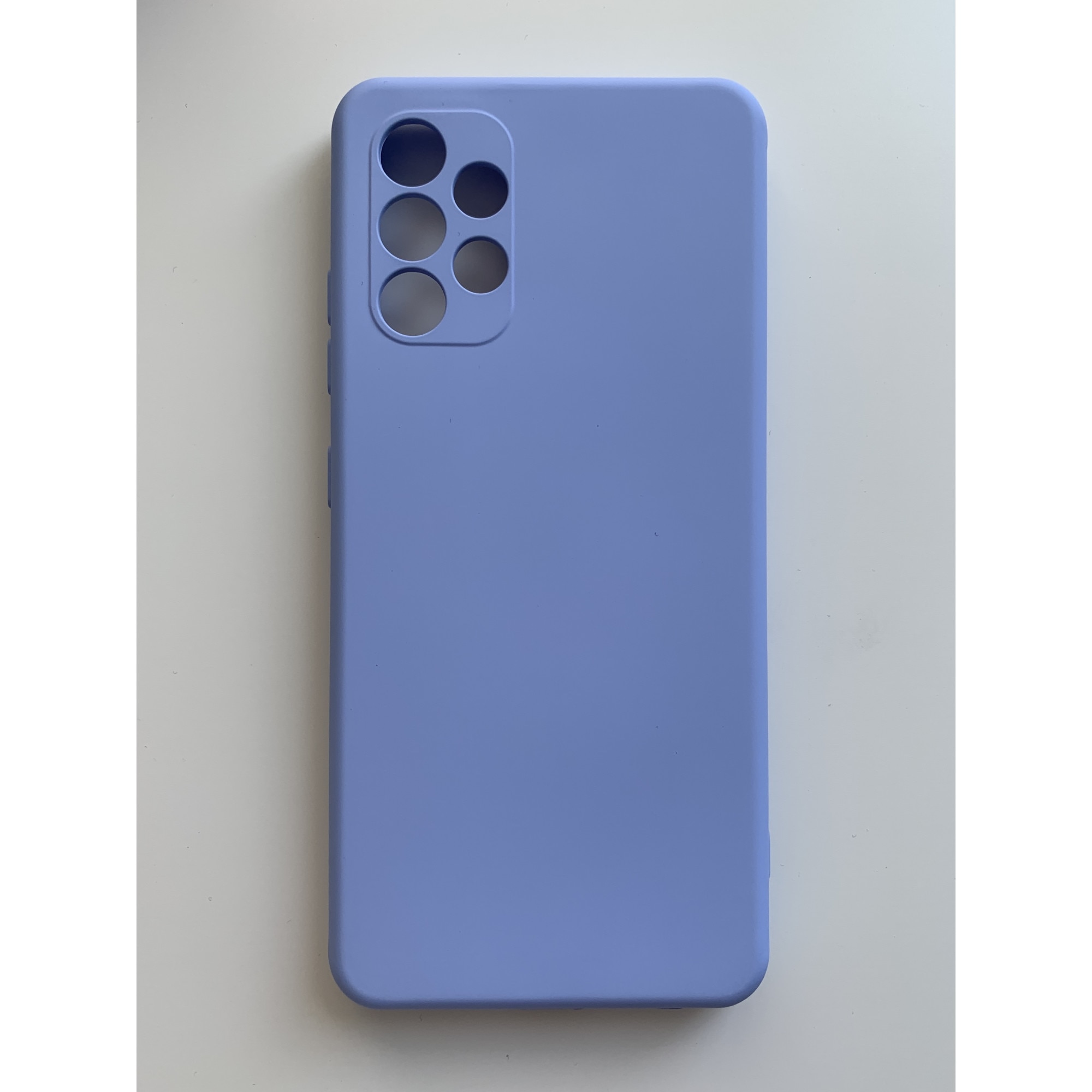 Husa din silicon cu microfibra pe interior, compatibila cu Samsung Galaxy A33 5G / Mov