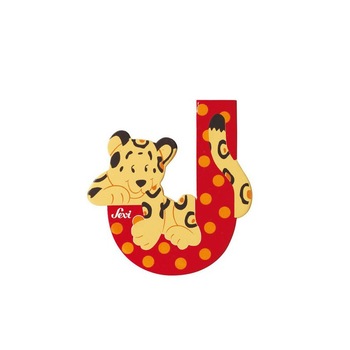 Jucarie educativa Litera J, Sevi, Rosu/Galben, 10 cm Jucarie educativa Litera J, Sevi, Rosu/Galben, 10 cm