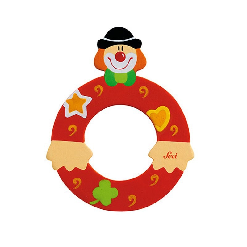 Jucarie educativa Litera O, Sevi, Rosu, 10 cm