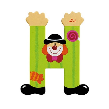 Jucarie educativa Litera H, Sevi, Verde, 10 cm Jucarie educativa Litera H, Sevi, Verde, 10 cm