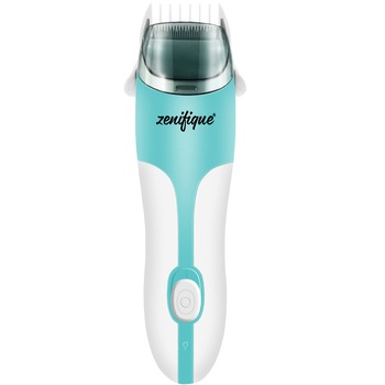Aparat de tuns zenifique®, pentru copii, cu aspirare, wireless, silentios, 2 viteze, albastru Aparat de tuns zenifique®, pentru copii, cu aspirare, wireless, silentios, 2 viteze, albastru