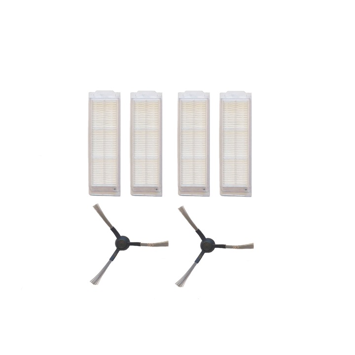 Set accesorii robot Xiaomi Mi Mop PRO, Mijia STYJ02YM / STYTJ02YM 2 x perie laterala, 4 x filtru Hepa