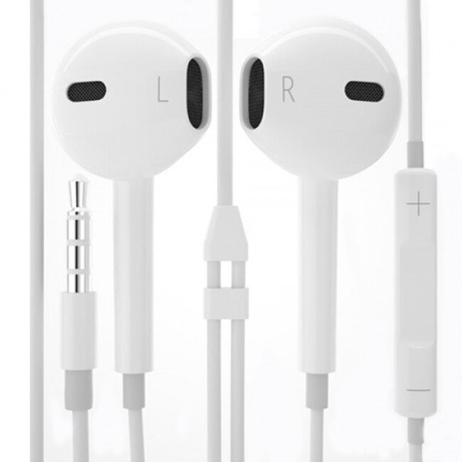 Casti Universale pentru Iphone, in-ear, jack 3.5mm, Alb