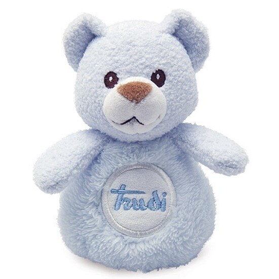 Animal de plus Ursulet, Trudi, Albastru, 12 cm