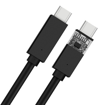 Cablu USB-C la USB-C pentru dispozitive mobile cu port USB-C (100 cm), Platinet 5A, (negru) Cablu USB-C la USB-C pentru dispozitive mobile cu port USB-C (100 cm), Platinet 5A, (negru)