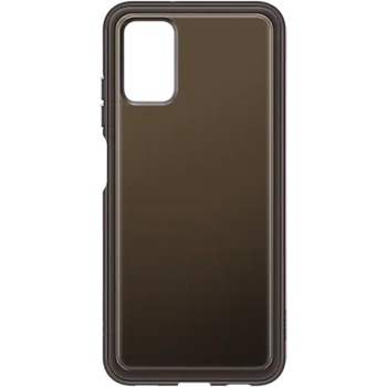 Husa de protectie Samsung Soft Clear Cover pentru Galaxy A03s, Black Husa de protectie Samsung Soft Clear Cover pentru Galaxy A03s, Black