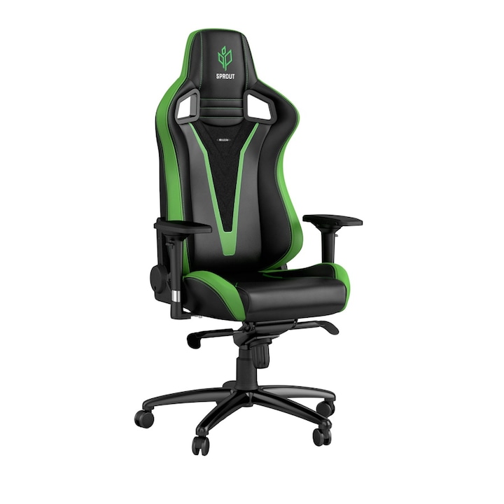 Scaun gaming NobleChairs EPIC Sprout Edition Black/Green
