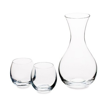 Set decantor Bohemia Wellness + 2 pahare, sticla cristalina Set decantor Bohemia Wellness + 2 pahare, sticla cristalina