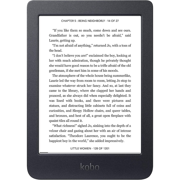 EBook четец Kobo Nia 6", 8GB, Черен