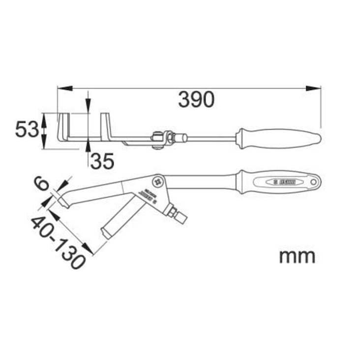390 mm-es Unior márkájú szerszám tengelykapcsolóhoz és hajtó fogaskerékhez