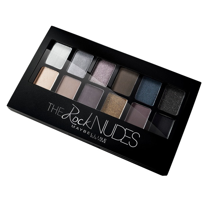 Сенки за очи Maybelline New York The Rock Nudes, 9.6 гр